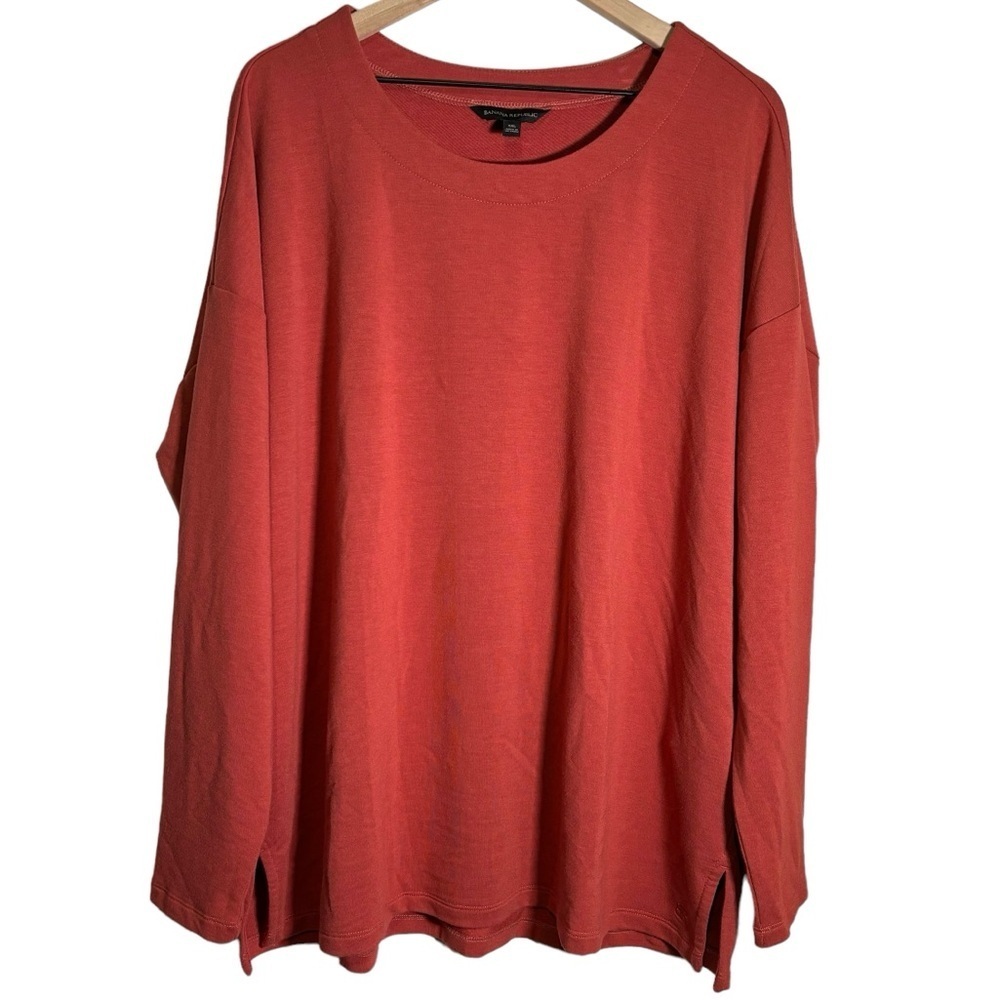 Banana Republic T-Shirt Women’s Size XXL Long Sleeve Crew Neck Soft Casual